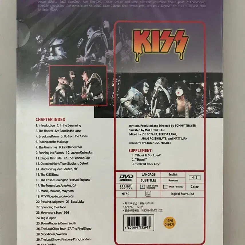 [BUNJANG] KISS The Second Coming Live Concert Music Video DVD / [희귀]새상품 KISS 키스 라이브콘서트 뮤직비디오 dvd 헤비메탈