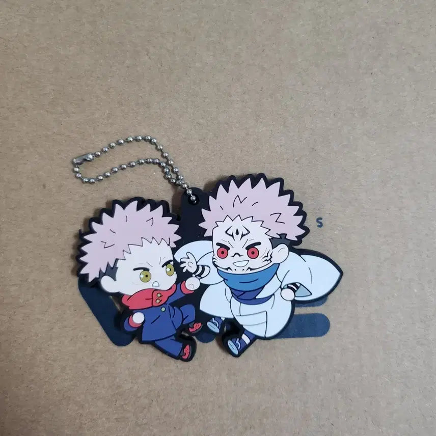 [BUNJANG] Jujutsu Kaisen Rubber Keychain - Itadori Yuji &amp; Sukuna / 주술회전 러버 키링 이타도리 스쿠나 양도