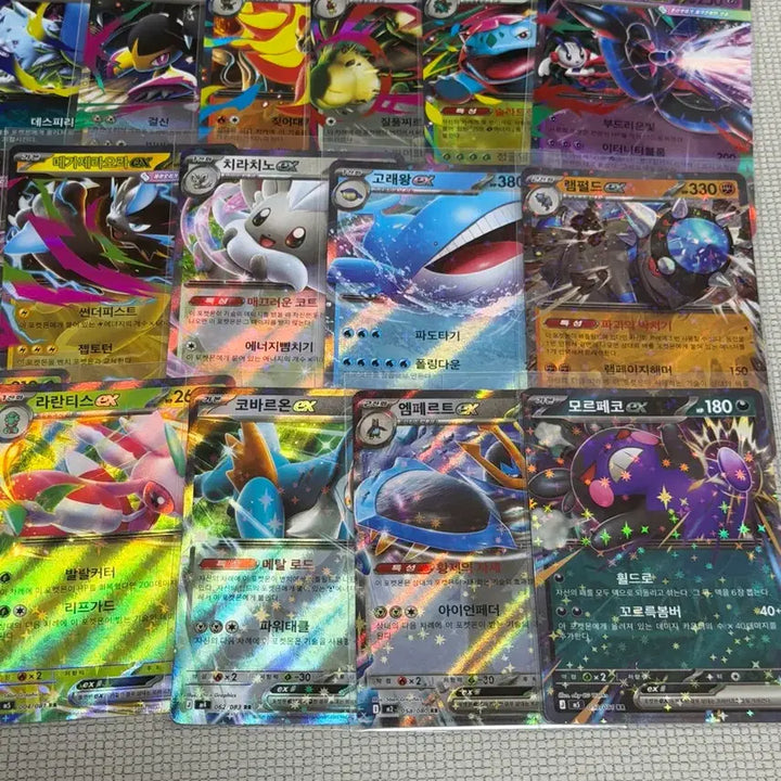 [BUNJANG] Pokemon Card Bundle Set - Mega Charizard, Mega Darkrai, Zeraora RR / 포켓몬카드 메가리자몽 메가다크라이 제라오라RR 카드 일괄 판매 상태 최상