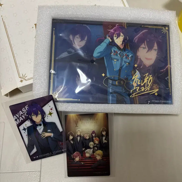 [BUNJANG] Ensemble Stars. Mayoi 6th Anniversary Chugai Kōgeki Acrylic Block &amp; Wafer Card Set / 앙스타 앙상블스타즈 마요이 6주년 중스타 아크릴블럭 웨하스 카드 양도