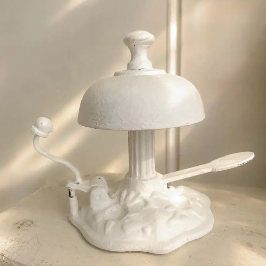 [BUNJANG] Shabby Vintage White Desk Bell / 쉐비빈티지 화이트 데스크벨