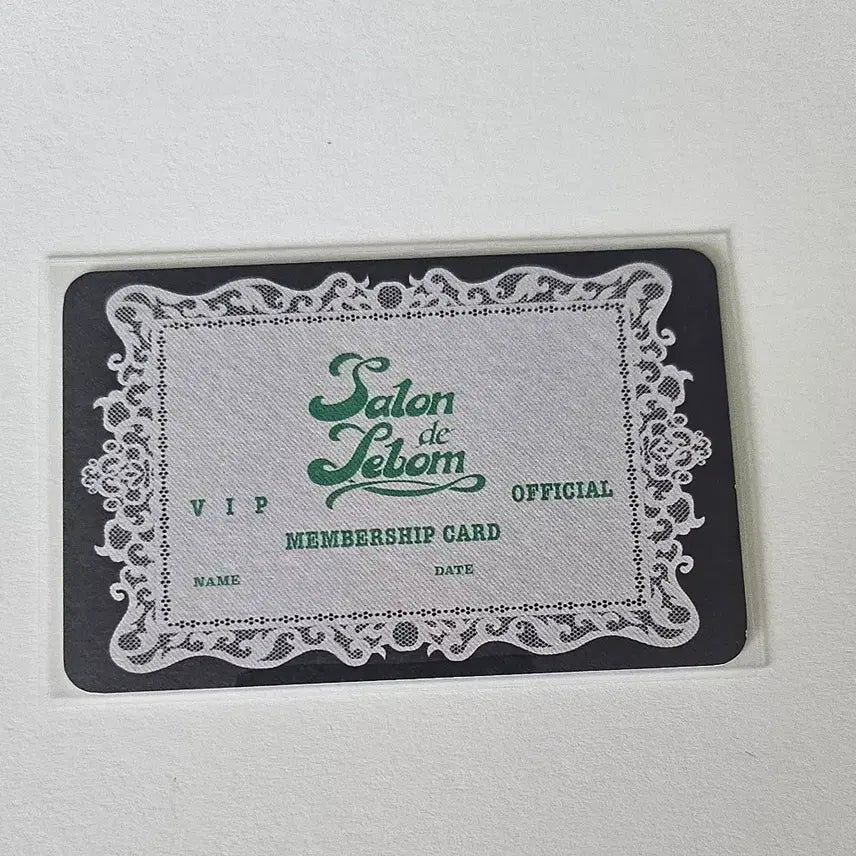 [BUNJANG] Café Lebom Salon de Lebom Joo Eui-pyeong Admission Benefit Card / 카페레봄 살롱드르봉 주의평화 입장특전 카드