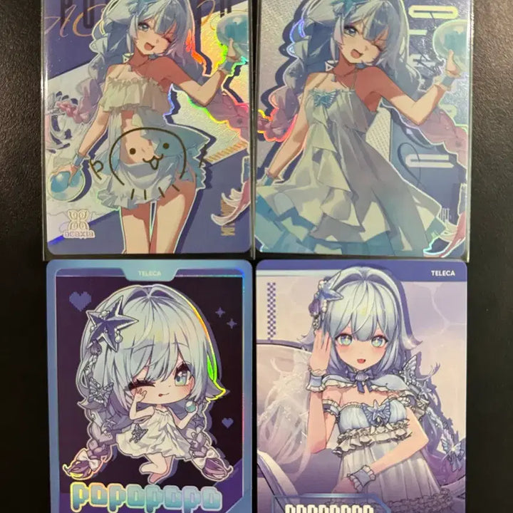 [BUNJANG] Project A Acacia Popo Popo Photocard Set (4 Types) / 프젝아 아카시아 포포포포 포카 포토카드 4종 set