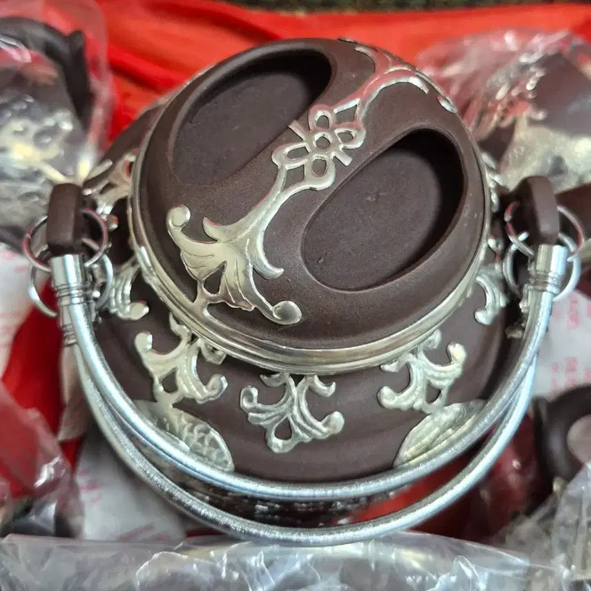 [BUNJANG] Chinese Zisha Dragon Motif Tea Ceremony Set / 중국 자사 용문양 다기세트
