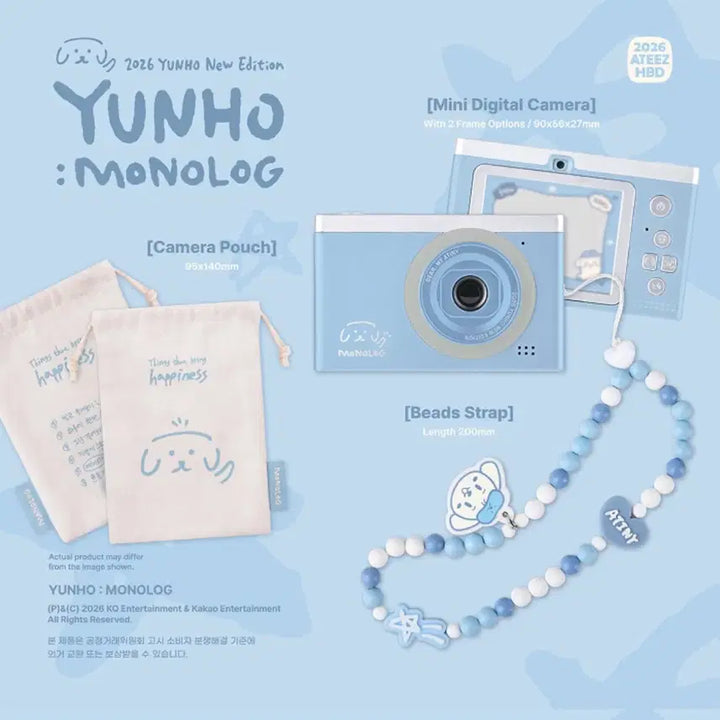 [BUNJANG] ATEEZ Yunho 26MD Camera Set / 에이티즈 26윤호 MD 카메라