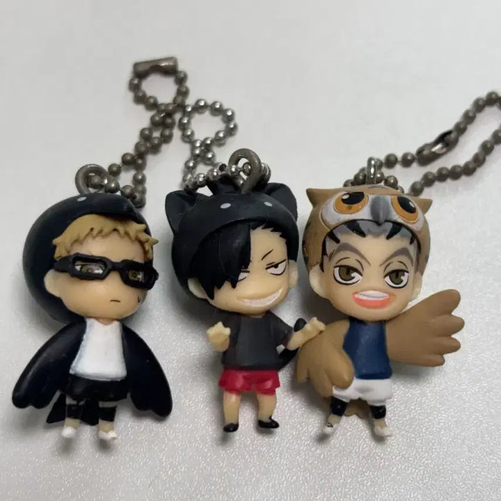 [BUNJANG] Haikyuu!! Classic Gacha Set: Kuroo, Tsukishima, Bokuto Animal Gacha Figures / 하이큐 고전 가챠 쿠로오 츠키시마 보쿠토 동물 가챠 일괄