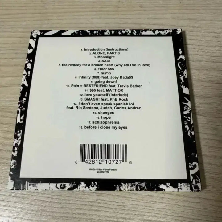 [BUNJANG] XXXTentacion SAD CD / 텐타시온 XXXTentacion 씨디 ? SAD 싸게 급처