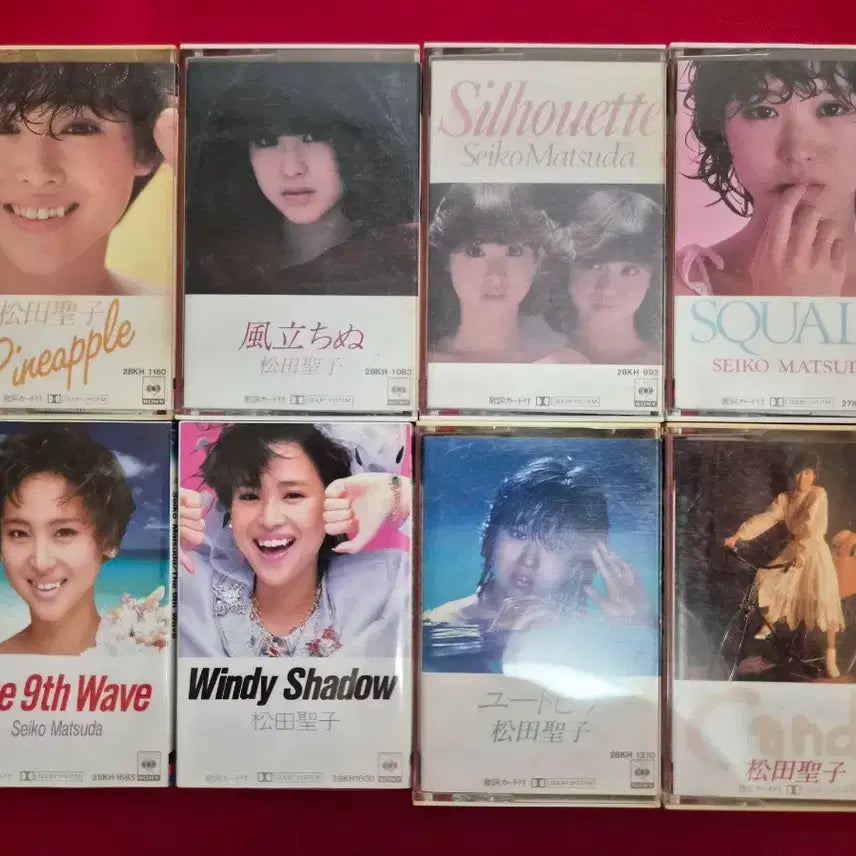[BUNJANG] Seiko Matsuda Idol Era Cassette Tape Bundle Set (8 Tapes) / 마츠다세이코 아이돌시절 카세트테이프 8개 일괄