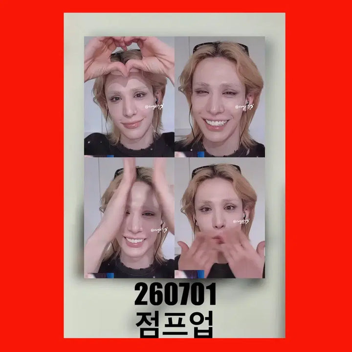 [BUNJANG] X:CLUVE WUMUTI Autographed Polaroid Photo / 엑스러브 우무티 싸인 폴라