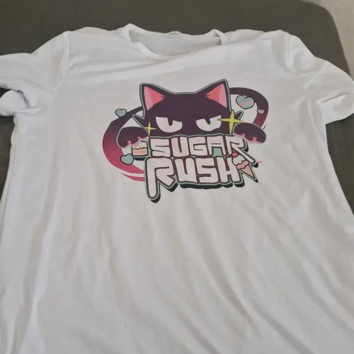 [BUNJANG] Blue Archive Sugar Rush T-Shirt White / 블루아카이브 슈가러쉬 반팔티 화이트