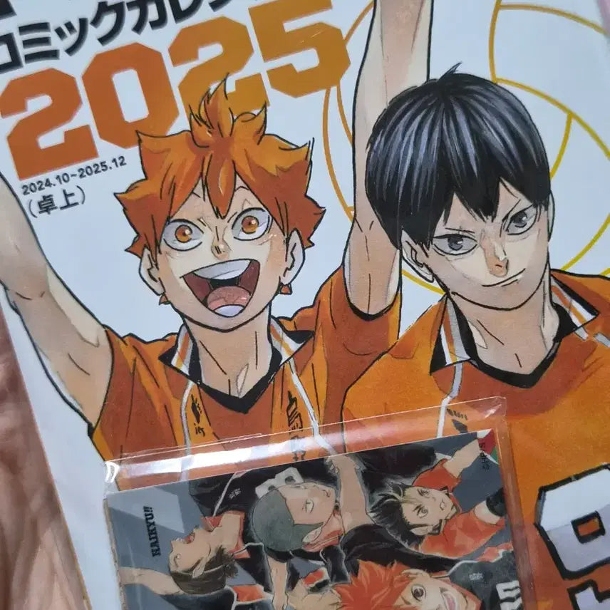[BUNJANG] Haikyuu!! 2025 Mini Desk Calendar / 하이큐 코믹 2025 캘린더 미니 탁상 달력