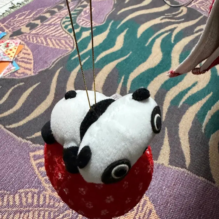 [BUNJANG] Tarepanda Red Ball Doll 13cm / 타레판다 빨간공 인형 13cm 타레팬더 타래판다 타래팬더
