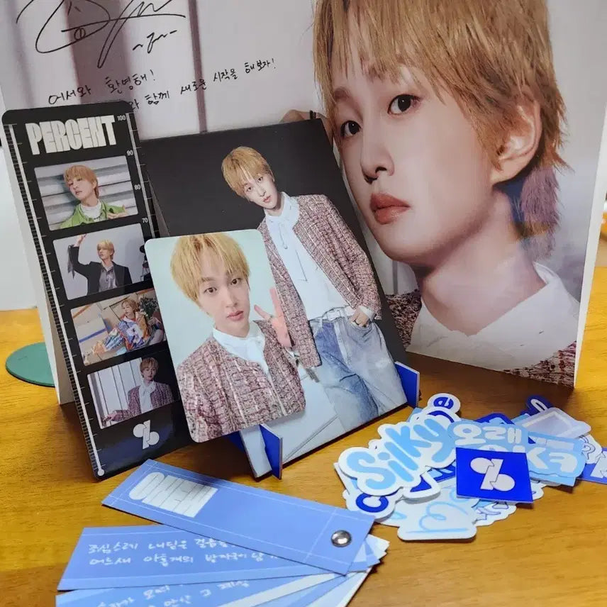 [BUNJANG] Onew Percent Photocard Set / 온유 퍼센트 포토카드 외 구성품