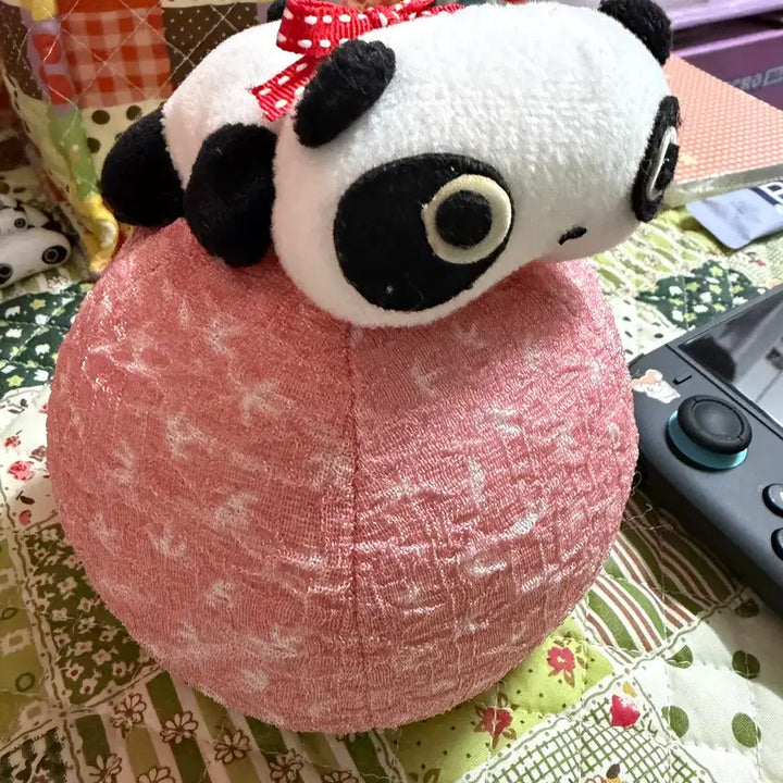 [BUNJANG] Tarepanda Pink Ball Doll 13cm / 타레판다 핑크공 인형 13cm 타레팬더 타래판다 타래팬더