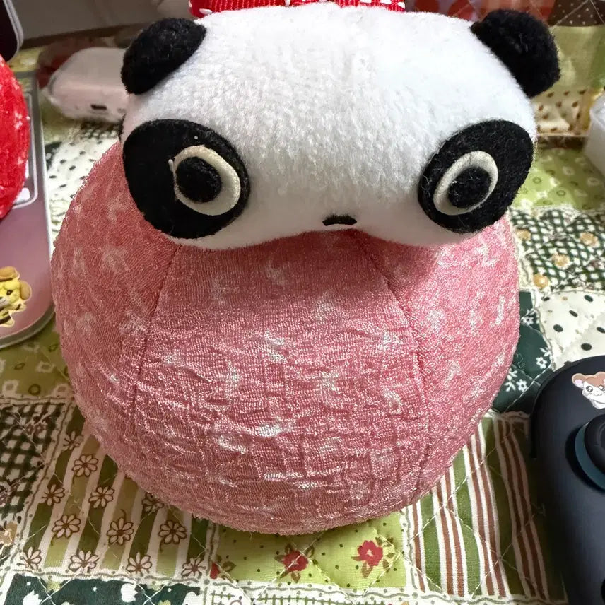 [BUNJANG] Tarepanda Pink Ball Doll 13cm / 타레판다 핑크공 인형 13cm 타레팬더 타래판다 타래팬더