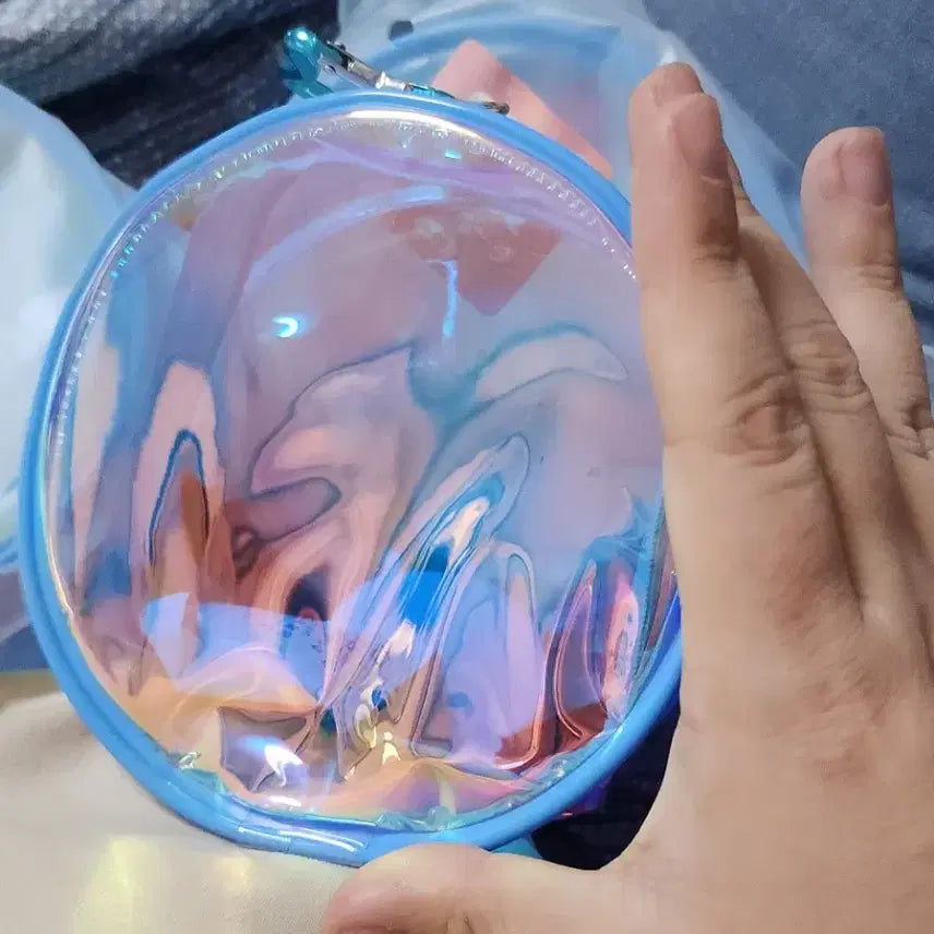 [BUNJANG] Usamaru E Prize Clear Pouch Aurora Blue / 우사마루 쿠지 E상 클리어파우치 오로라블루