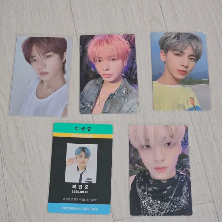 [BUNJANG] TXT Bundle Set Unsealed Album Photocards / 투모로우바이투게더 포카 개봉 앨범 일괄 투바투