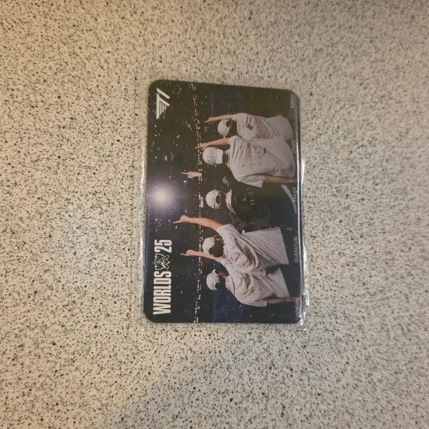 [BUNJANG] T1 25 Worlds Champion Trophy Photocard / MSI 대전 T1 단체 25월즈 우승 포토카드 포카