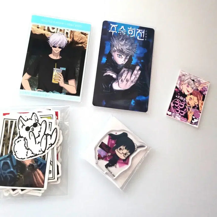 [BUNJANG] Jujutsu Kaisen Satoru Gojo Bundle Set LED Frame, Acrylic Card, POB Photocard / [일괄] 주술회전 고죠 사토루 led액자 아크릴 카드 특전 포카
