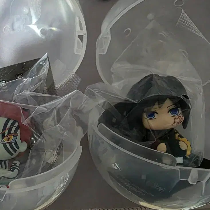 [BUNJANG] Demon Slayer: Mugen Train Gacha Giyu &amp; Akaza Figure Set / 귀멸의 칼날 무한성 가챠 기유 아카자