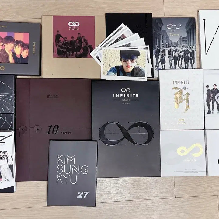 [BUNJANG] INFINITE Kim Sung Kyu, Nam Woo Hyun, Kim Myung Soo Solo Album &amp; Photo Essay Bundle Set / 인피니트 앨범 김성규 남우현 솔로앨범 김명수 포토에세이 일괄 판매