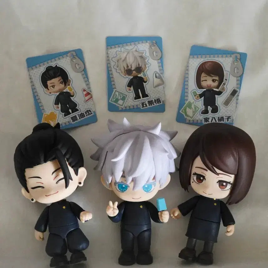 [BUNJANG] Jujutsu Kaisen Model Kit Figure Bundle Set - Satoru Gojo, Suguru Geto, Shoko Ieiri / 주술회전 모델킷 피규어 일괄 고죠 게토 쇼코 사시스