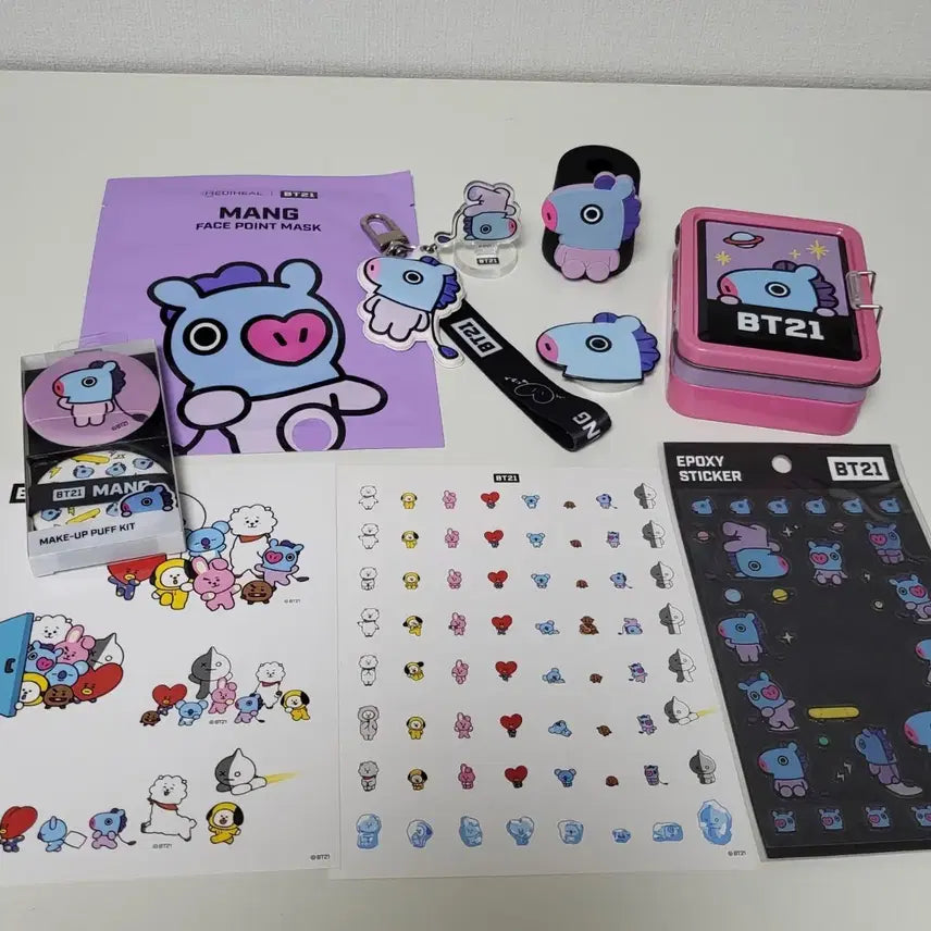 [BUNJANG] BT21 Mang Character Goods Set / BT21 망 캐릭터 굿즈 세트