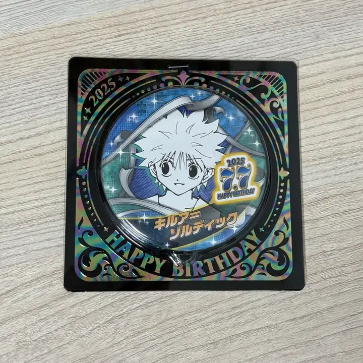 [BUNJANG] Hunter x Hunter Killua 2025 Birthday Badge (Sealed) / 미개봉) 헌터헌터 키르아 2025 생일뱃지
