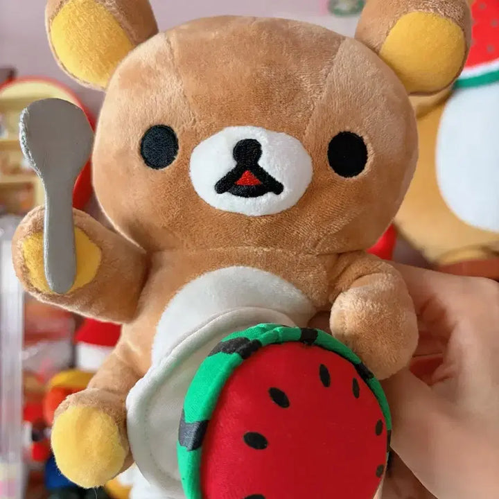 [BUNJANG] San-X 2005 Rilakkuma Watermelon Plush / (가격제안 가능)2005년도 고전 산엑스 리락쿠마 수박인형
