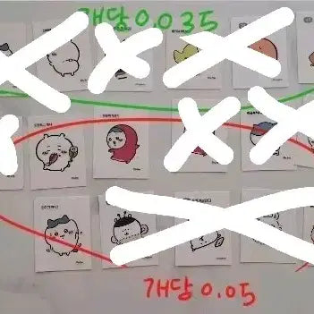[BUNJANG] Monchou Usagi Retro Ddiboo Seal / 먼작귀 농담곰 캐릭터 띠부씰 먼작귀 시크릿 레트로 띠부씰 개별판매 우사기