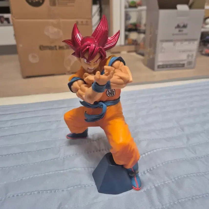 [BUNJANG] Dragon Ball Goku Super Saiyan God Version Bundle / 드래곤볼 손오공 두개 일괄 박스 x 상태 이상o