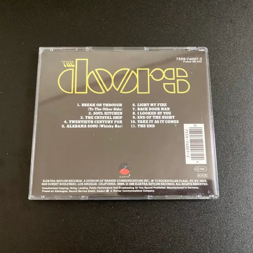 [BUNJANG] The Doors The Doors 1988 French Release CD / The Doors-The Door 88년 프랑스발매CD