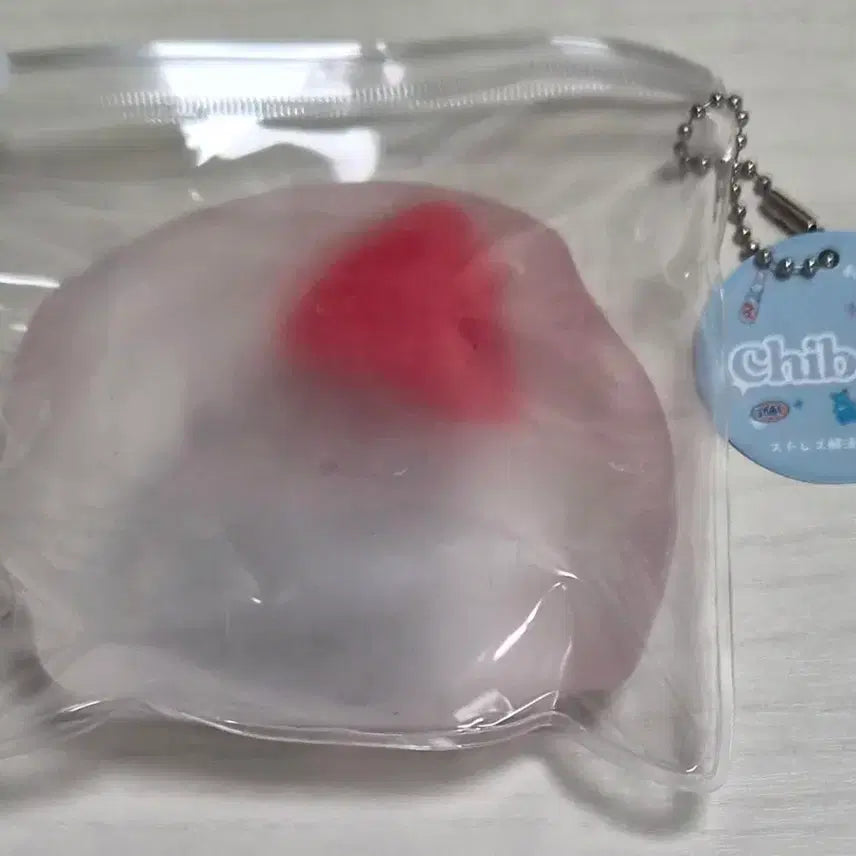 [BUNJANG] Chiboki Strawberry Mochi Transparent Sullangi New / 치보키 chiboki 딸기모찌 슬랑이 새상품
