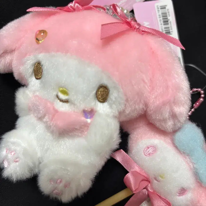 [BUNJANG] Sanrio My Melody Angel Beads Keyring + Candy Keyring Set / 셋트 산리오 정품 마이멜로디 엔젤 비즈 키링+캔디키링