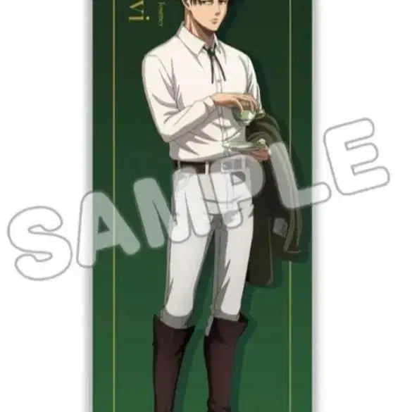 [BUNJANG] Attack on Titan Levi 10th Anniversary Standing Tapestry / 진격의거인 리바이 10주년 등신대 태피스트리