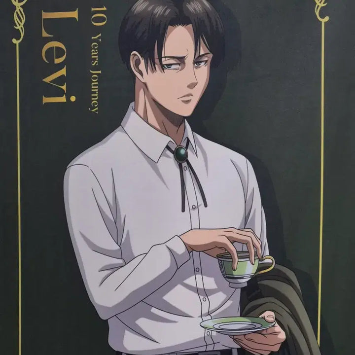 [BUNJANG] Attack on Titan Levi 10th Anniversary Standing Tapestry / 진격의거인 리바이 10주년 등신대 태피스트리