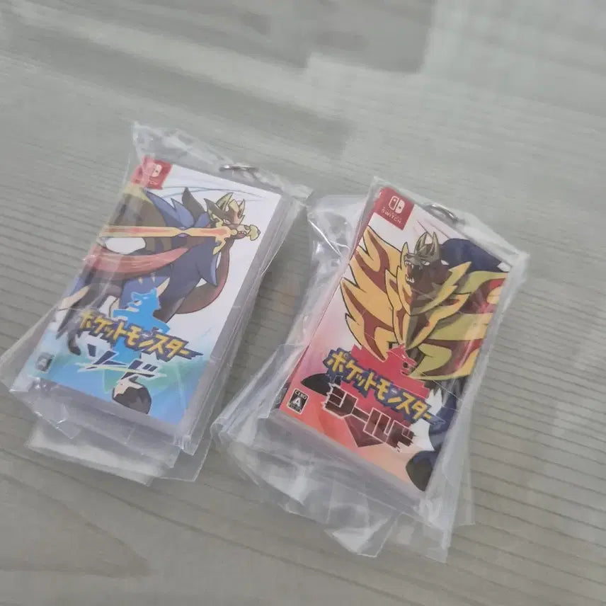 [BUNJANG] Pokemon Sword and Shield Cartridge Keyring Bundle Set / 일괄) 포켓몬 소드실드 카트리지 키링