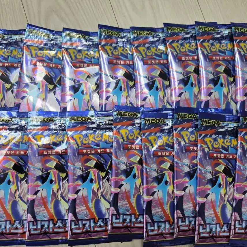 [BUNJANG] Pokemon Card Ninja Spinner 5-Pack + 1 Guaranteed Rare Card / 포켓몬카드 닌자스피너 5팩 + 레어카드1확정(사진속 카드 한정)