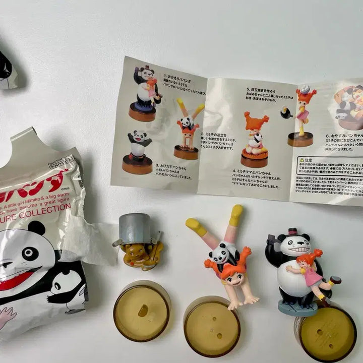 [BUNJANG] Ghibli Panda Kopanda Bottle Cap Figure Set (Unsealed) / (단순개봉) 지브리 판다코판다 보틀캡 피규어 세트