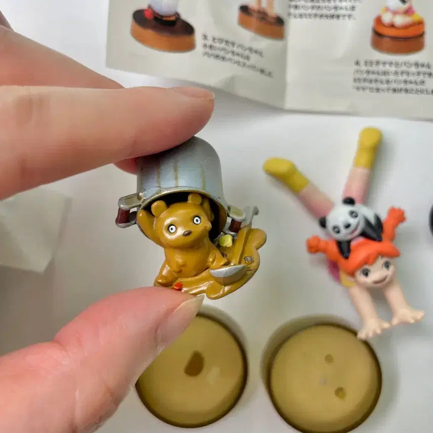 [BUNJANG] Ghibli Panda Kopanda Bottle Cap Figure Set (Unsealed) / (단순개봉) 지브리 판다코판다 보틀캡 피규어 세트