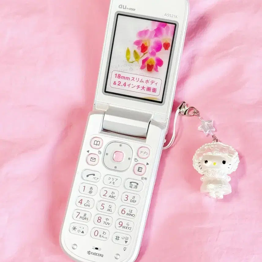[BUNJANG] Docomo Pink Kittyphone Gyarupon Mockup Phone / 도코모 핑크 키티폰 갸루폰 목업폰 핸드폰 폴더폰 고전폰 핑크 모형폰