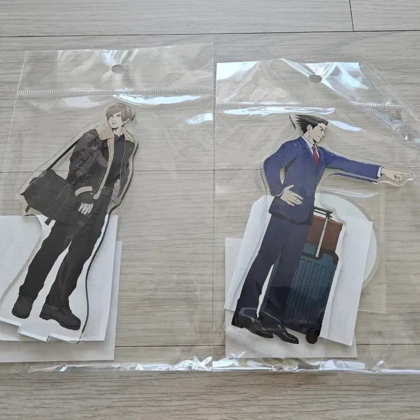 [BUNJANG] Biohazard &amp; Ace Attorney Acrylic Stand Bundle Set / 바이오하자드 역전재판 아크릴스탠드 일괄