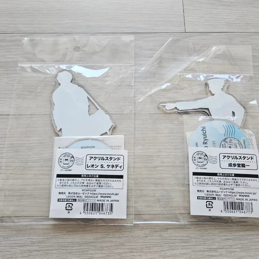 [BUNJANG] Biohazard &amp; Ace Attorney Acrylic Stand Bundle Set / 바이오하자드 역전재판 아크릴스탠드 일괄