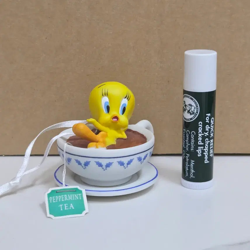 [BUNJANG] Hallmark Looney Tunes Tweety Figurine Ornament / 홀마크 루니툰 트위티 커피 찻잔 피규어 오너먼트