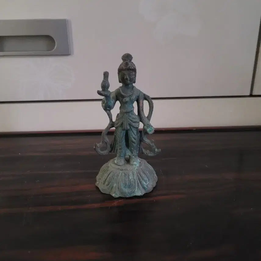 [BUNJANG] Bronze Guanyin Bodhisattva Statue / 통동 관음 보살상
