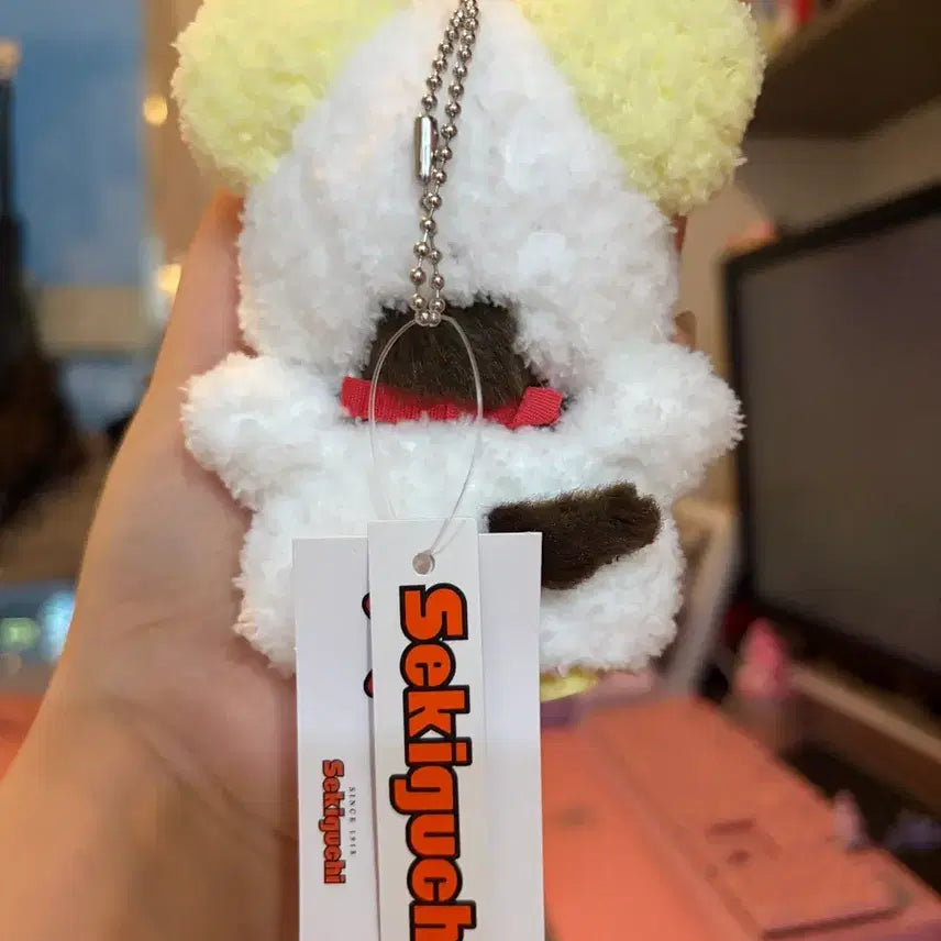 [BUNJANG] Marshmallow Monchhichi Custom Big Head Doll / 마슈마로 몬치치