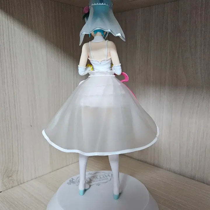 [BUNJANG] Hatsune Miku Wedding White Dress Pre-deformed Figure / 하츠네 미쿠 웨딩 화이트 드레스 프디바 고전 미소녀 방꾸 피규어