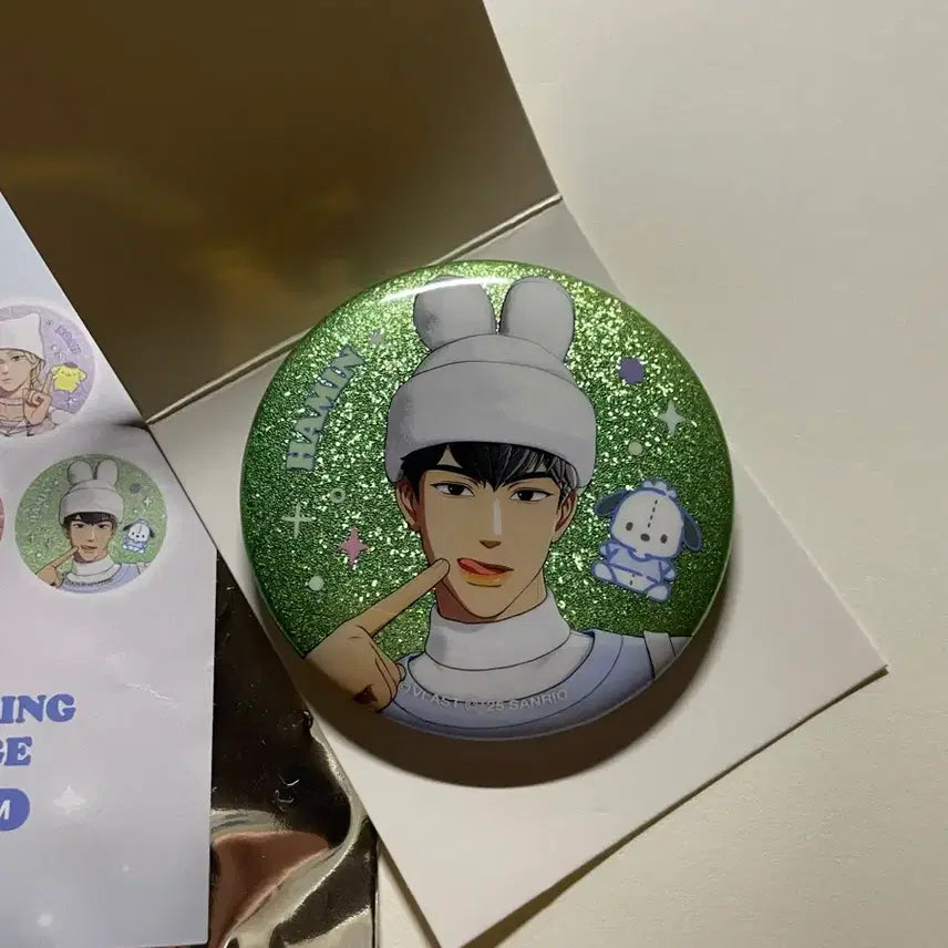 [BUNJANG] PLAVE PPLIVE MD Hamin Can Badge / 플레이브 뿌MD 하민 캔뱃지