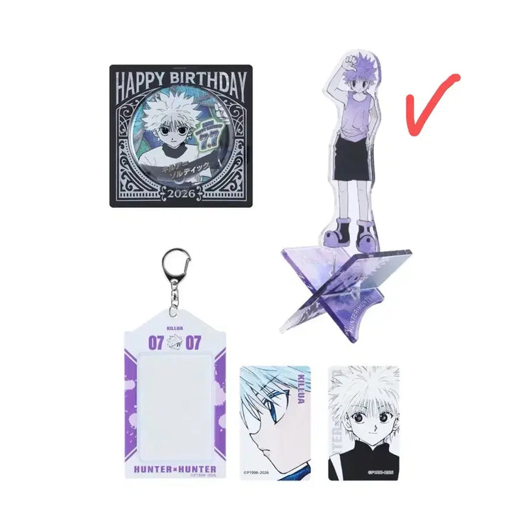 [BUNJANG] Hunter x Hunter Killua Birthday Acrylic Stand (Jump Shop Original Art) / 헌터X헌터 키르아 생일 기념 아크릴 스탠드 2026 점프샵 원화