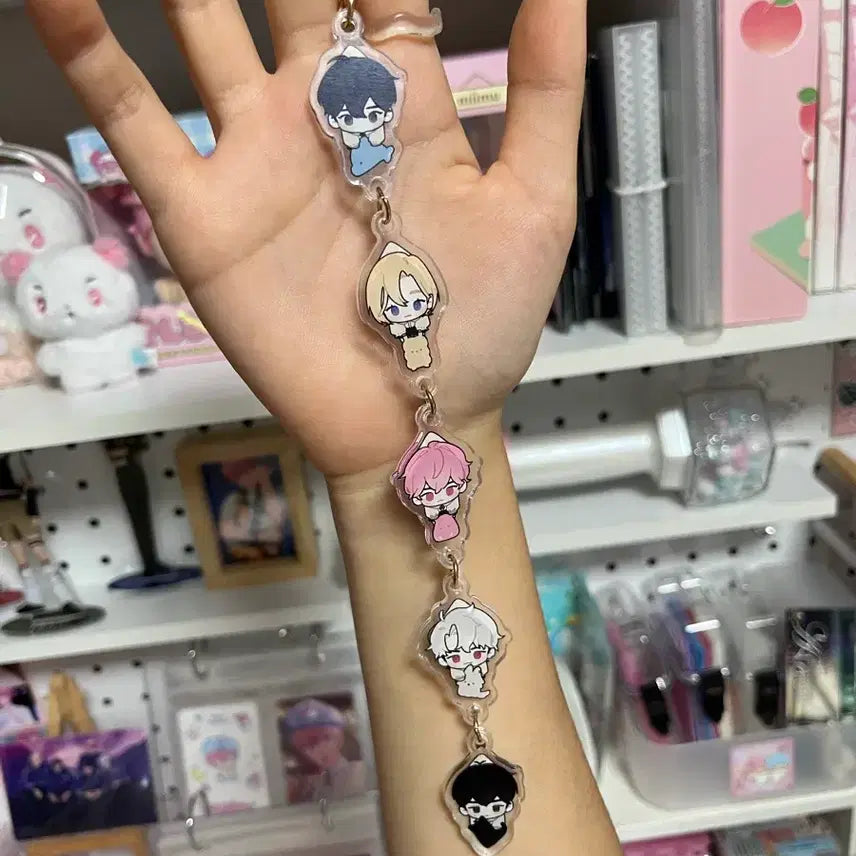[BUNJANG] PLAVE String Charm Keychain / 플레이브 줄줄이 키링